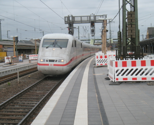 ICE-Durchfahrt in Gießen