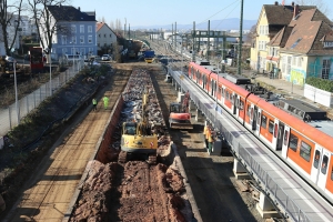 Umbau der S-Bahn-Station Frankfurt-Frankfurter Berg